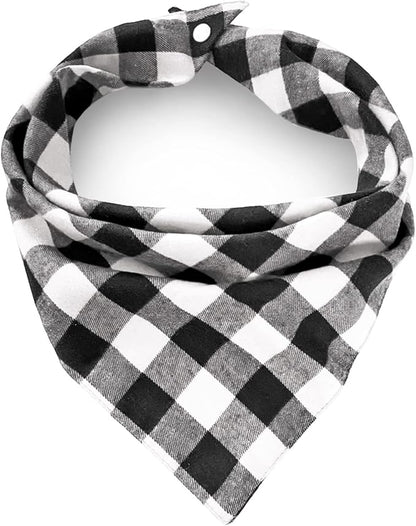 Plaid Bandana Triangle Scarf by Brand by ZIRVYIR