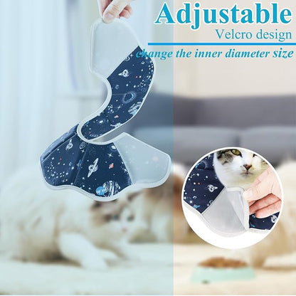 Cat Cone Collar Soft, Cat Recovery Collar to Stop Licking, Protective Cat Neck - Image 3