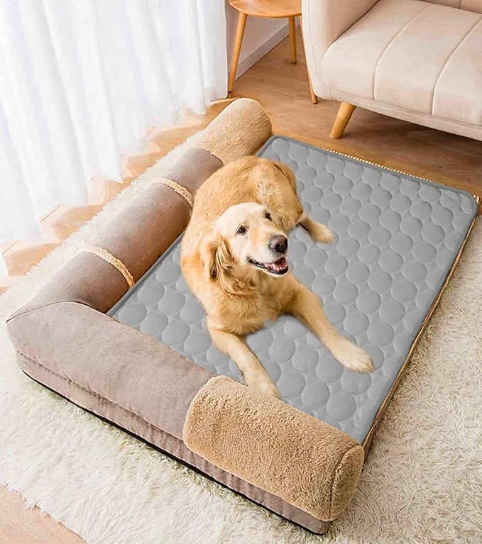 Cooling Mat for Dog Puppy Cat Washable Cooling Pad, Reusable Ice Silk Dog Self - Image 6