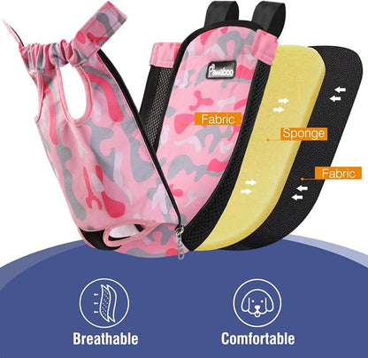 Pawaboo Pet Carrier Backpack, Adjustable Pet Front Cat Dog Carrier Backpack - Image 5