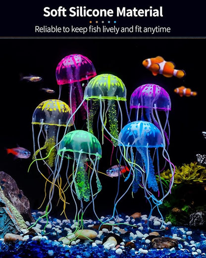Uniclife 6 Pcs Glowing Jellyfish Ornament Decoration - Image 5