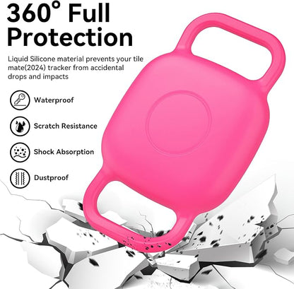 2-Pack Dog Collar Holder for Tile Life360 Mate 2022 Tracker, Waterproof - Image 4