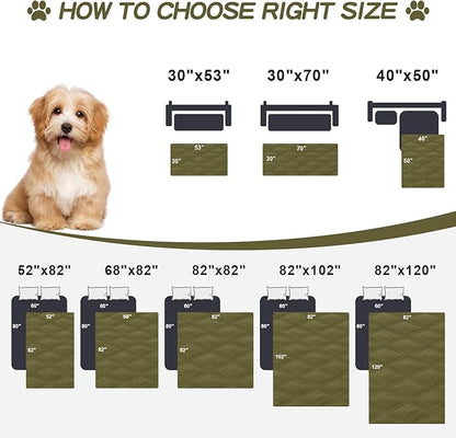 Smiry Waterproof Dog Bed Cover Blanket 30x53, Soft Reversible Pet Blanket - Image 6