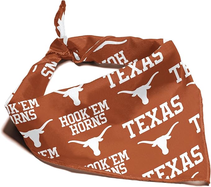 Texas Longhorns Officially Licensed Bandana by ShopInstaPets