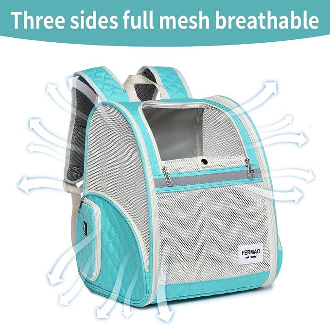 Cat Backpack Carrier for Small Dogs and Medium cat Puppy Kitten Bunny Pet - Image 2