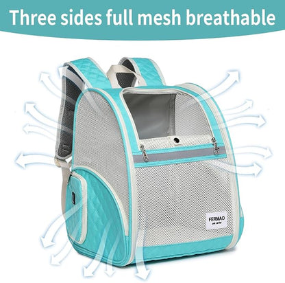 Cat Backpack Carrier for Small Dogs and Medium cat Puppy Kitten Bunny Pet - Image 2