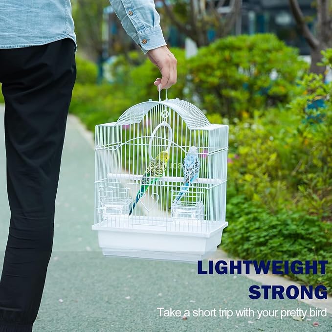Small Bird Travel Cage-Lightweight Small Birds Starter Kit - Image 2