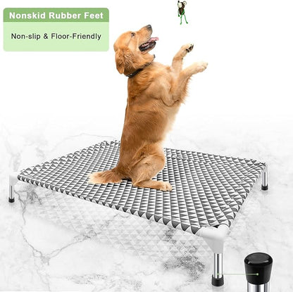 Elevated Outdoor Dog Bed, Large Size, Cotton Material, Non-Slip Feet, Fits up - Image 6