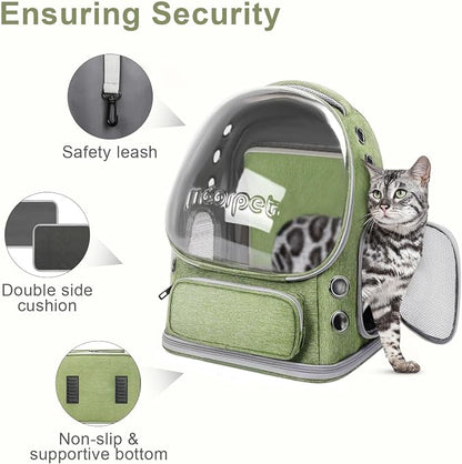 Breathable Cat Bubble Backpack Large Space Pet Carrier Backpack Expandable - Image 6