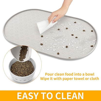 KPWACD Dog Food Mat Anti-Slip Bowl Mats - Image 6