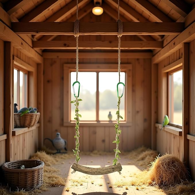 Chicken Swing Chicken Toy Perch Chicken Stand Bird Chew Toy - Image 9