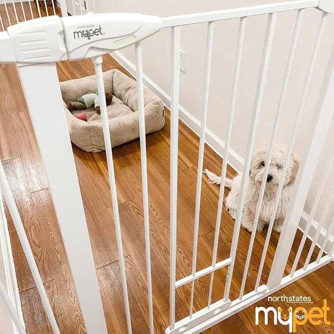 MYPET North States Extra Tall & Wide Walk Thru EasyPass Pet Gate - Image 8