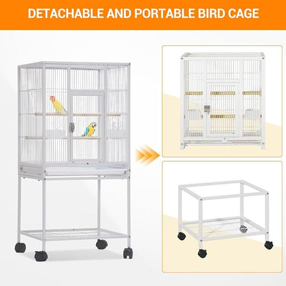 52'' Wrought Iron Birdcage - Image 3