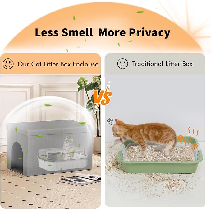 Cat Litter Box Enclosure Furniture - Image 3