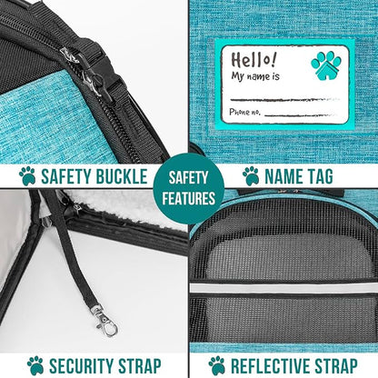 PetAmi Dog Cat Backpack Carrier, Expandable Pet Carrier Backpack - Image 5
