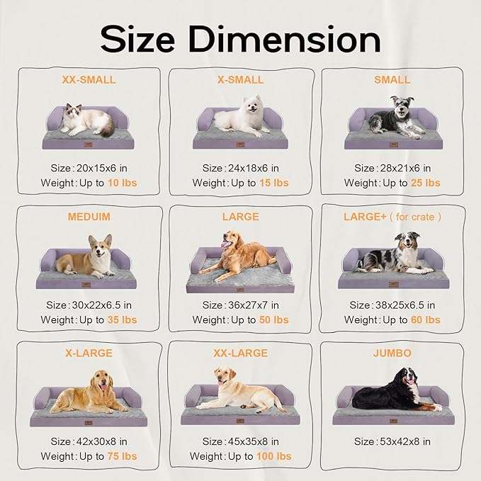 Dog Bed Medium Size Dog-Orthopedic Waterproof Bed - Image 2