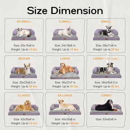 Dog Bed Medium Size Dog-Orthopedic Waterproof Bed - Image 2