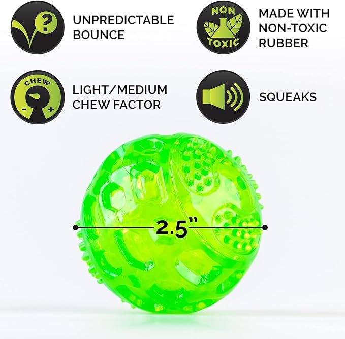 Hyper Pet DuraSqueak Dog Ball Toy, Interactive, Dog Balls - Image 4