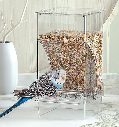 Kenond No Mess Bird Feeder Water Dispenser Set, Automatic Parrot Feeder Cage - Image 7