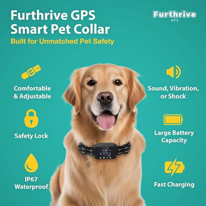 Furthrive GPS Dog Collar, Wireless Dog Fence 100–3280 ft Circular Boundary - Image 3