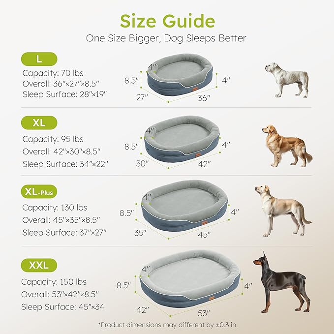 XL Orthopedic Dog Bed, Extra Large Dog Bed, Dog Sofa - Image 7