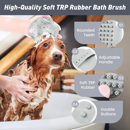 Pet Shower & Bath Supplies，Dog Shampoo Brush Set - Image 5