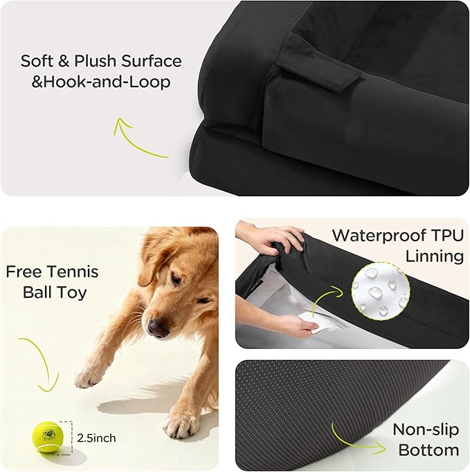 Orthopedic Dog Beds for Large Medium Dogs, Big Waterproof Memory Foam Pet Couch - Image 6