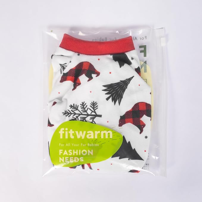 Fitwarm Reindeer Dog Christmas Pajamas, Winter Doggy Clothes - Image 8
