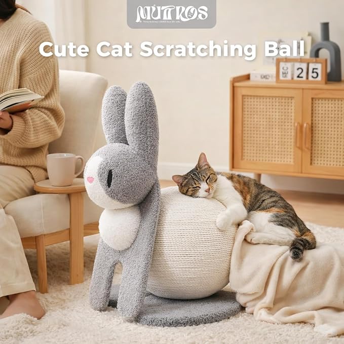 Cute Cat Scratcher- Bunny Style, Cat Scratching Post - Image 2