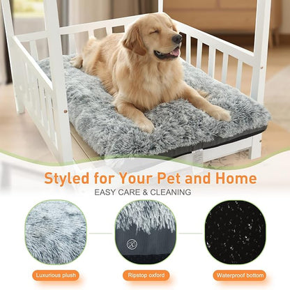 KISYYO Premium Washable Orthopedic Dog Bed – 41" Extra Large Crate Mat - Image 4