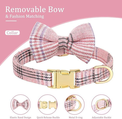 Beirui Cute Extra Small Dog Harness Collar and Leash Set - Image 6