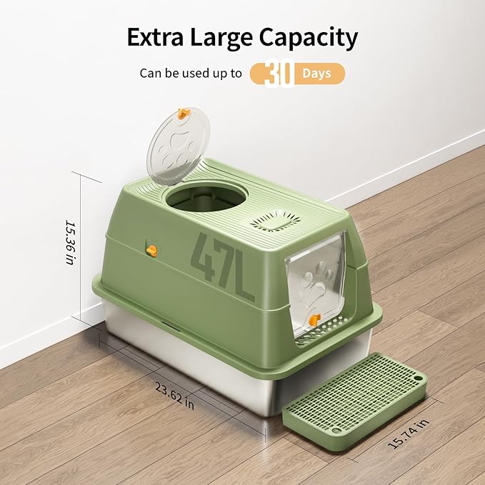 Stainless Steel Cat Litter Box - Image 2
