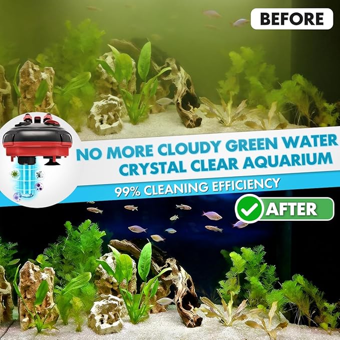 225GPH Canister Filter, External Aquarium Filter Ultra-Quiet Water Circulation - Image 4