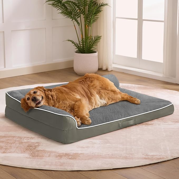 Dog Bed Large Sized Dogs, Orthopedic Dog Bed by Aeroluxe