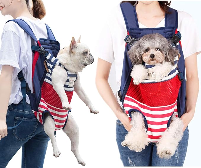Lifeunion Legs Out Dog Carrier Backpack Hands-Free Adjustable Pet Travel Carrier - Image 5
