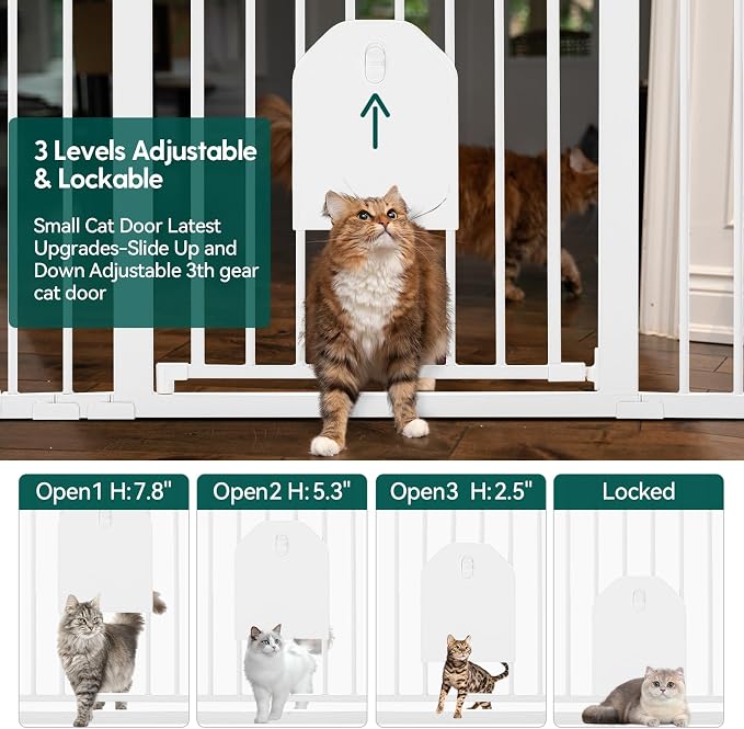 Babelio 36" Tall Auto Close Baby Gate - Image 3