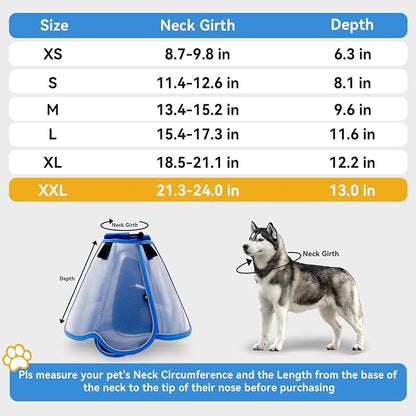 Upgraded Dog Cone Collar for Large Medium Dogs, Soft Dog Cone - Image 3