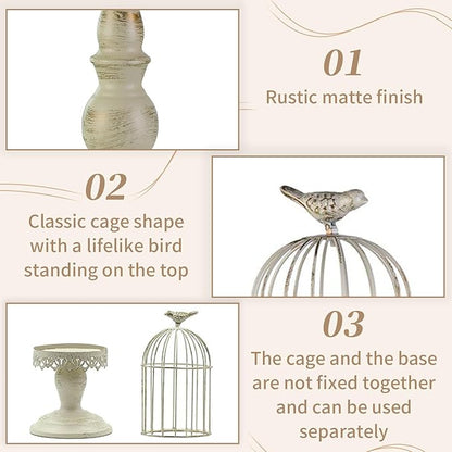 Birdcage Candle Holder Decorative Bird Cages - Image 4