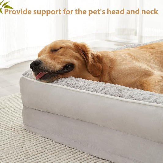 BFPETHOME Orthopedic Dog Beds for Large Dogs-Waterproof Sofa Dog Bed - Image 2