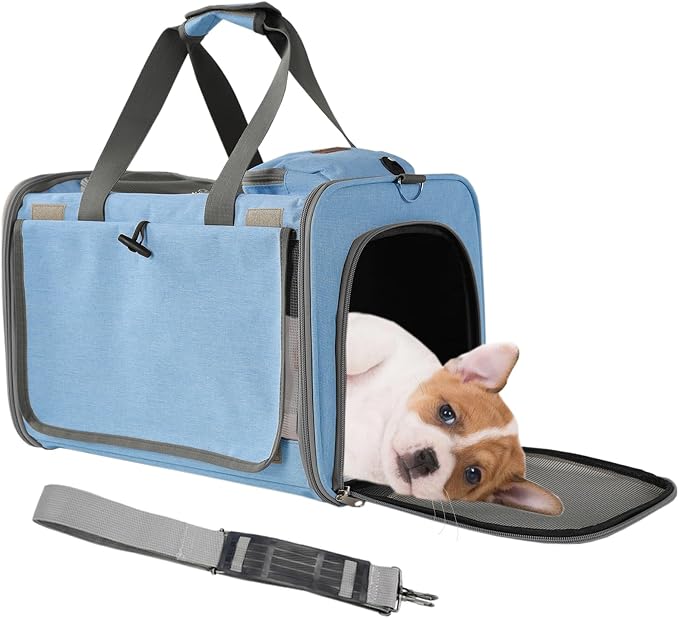 Soft Cats Carrier for Small Dogs Carriers Airline Approved Puppy Travel Bag by Unknown
