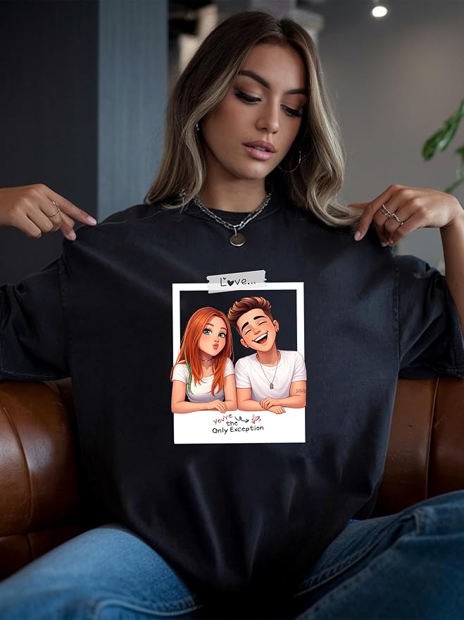 Custom Bootleg Rap Tee, Personalized Girlfriend Vintage Graphic T-Shirt - Image 3