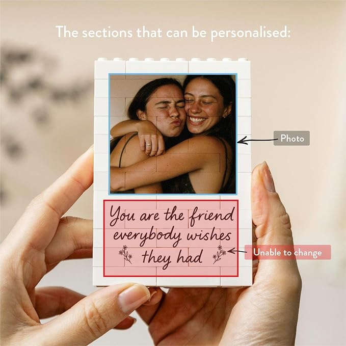 NAZENTI Personalised Best Friend Photo Gift - Image 3