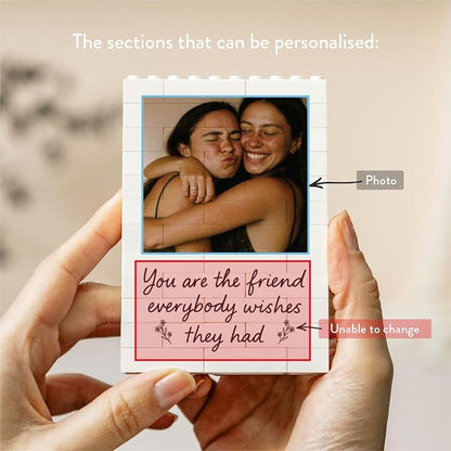 NAZENTI Personalised Best Friend Photo Gift - Image 3
