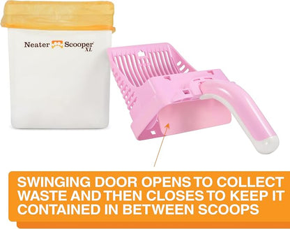 Neater Pet Brands Neater Scooper XL Cat Litter Scoop, 195 Refill Bags – - Image 3