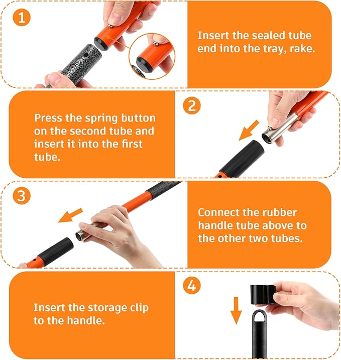 Pooper Scooper, Long Handle Dog Pooper Scooper - Image 5