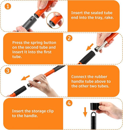Pooper Scooper, Long Handle Dog Pooper Scooper - Image 5