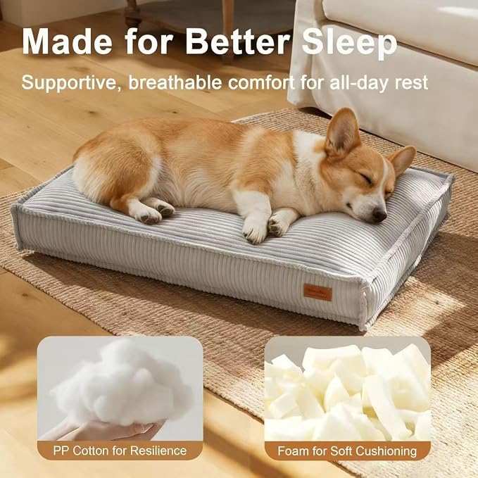 FUKUMARU 5.5-Inch Thick Dog Bed Mat, Washable Cat Bed - Image 3