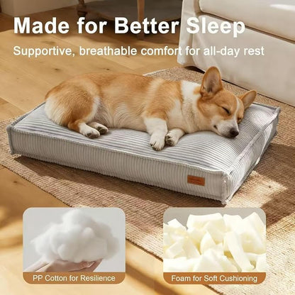 FUKUMARU 5.5-Inch Thick Dog Bed Mat, Washable Cat Bed - Image 3
