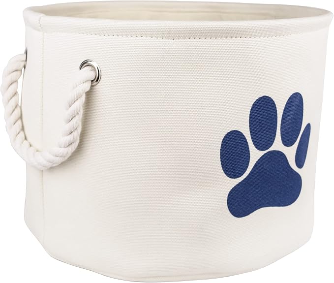 Bone Dry Pet Storage Collection Collapsible Bin, Small Round - Image 2