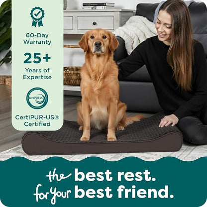 FurHaven Orthopedic Dog Bed for Large Dogs, Luxe Lounger Contour Mattress - Image 9
